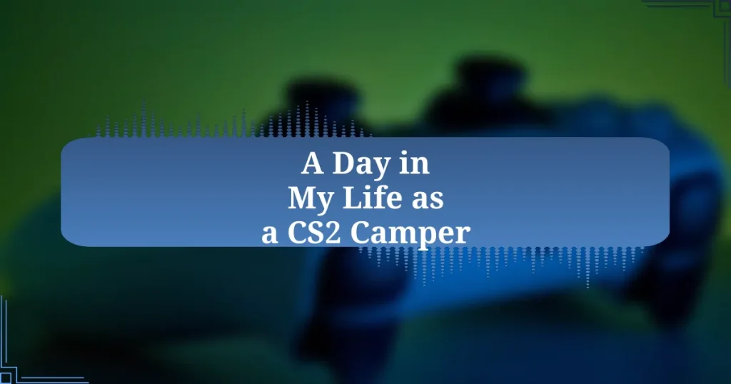A Day in My Life as a CS2 Camper