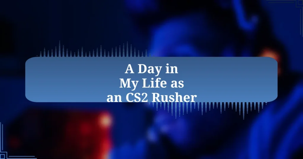A Day in My Life as an CS2 Rusher