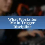 What Works for Me in Trigger Discipline