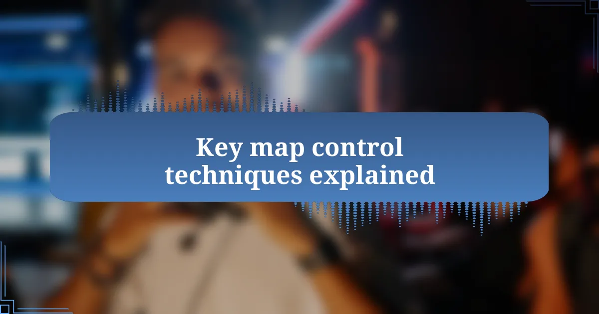 Key map control techniques explained